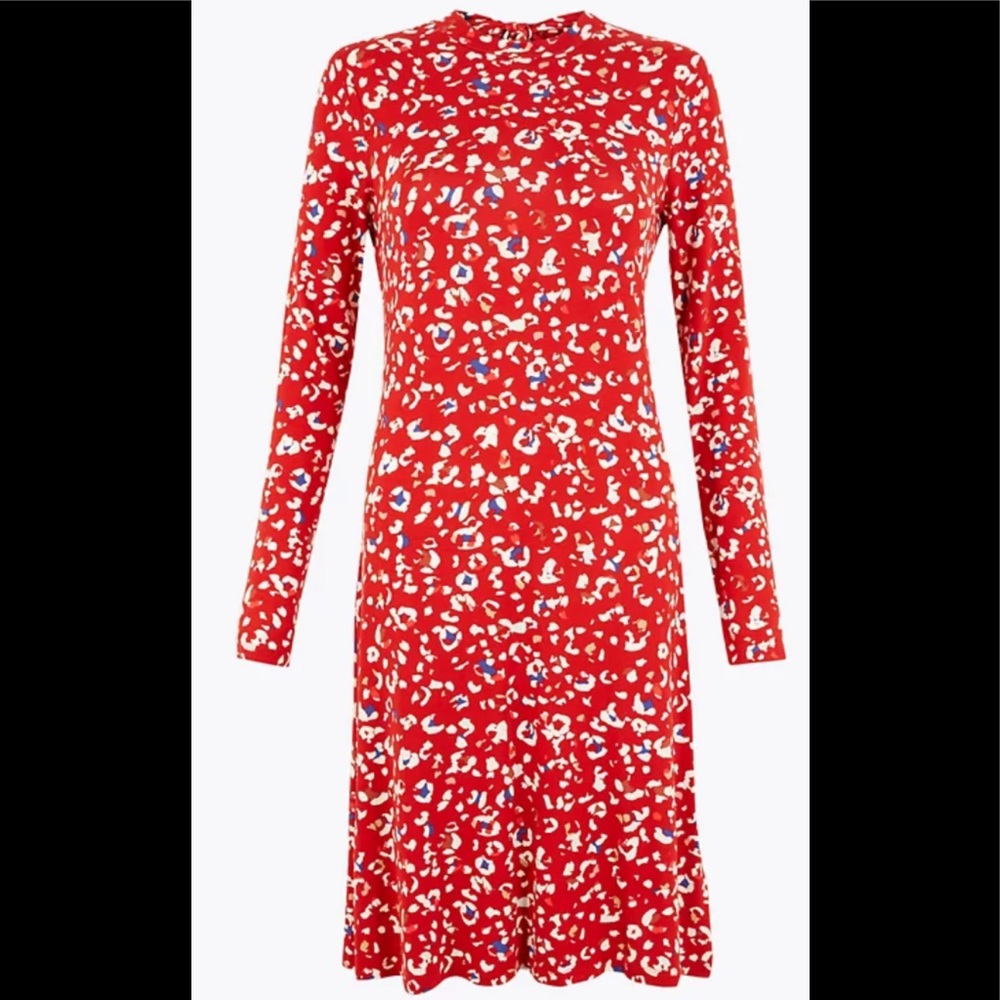 Marks & Spencer Animal Jersey Swing Dress